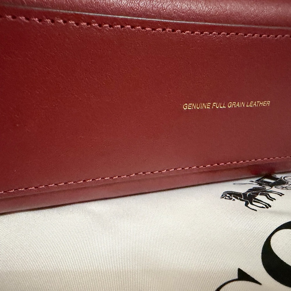 Coach Cherry Red Shoulder Bag - Picture 8 of 10